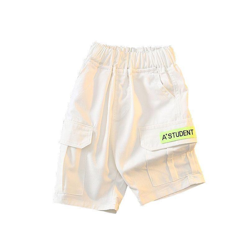 Jungen Sommer-Workwear-Shorts, dünne, verkürzte Shorts, Sommer-Casual-Shorts