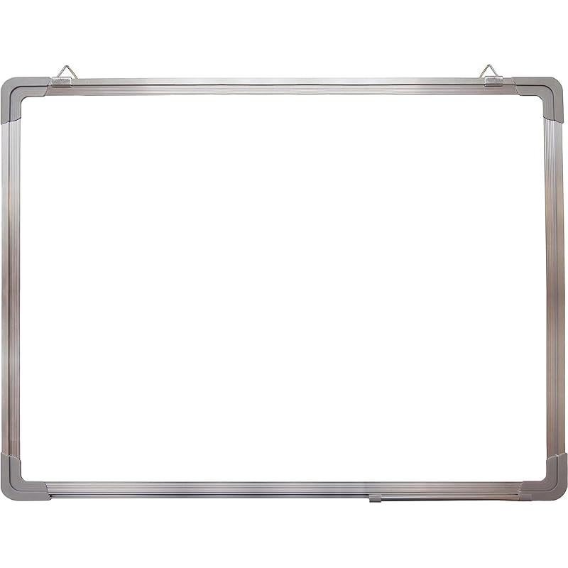 Eclet Alloy Steel, Aluminium Non Magnetic 1 X1.5 Feet Double Sided White Board And Chalk Board Front Side Whiteboard Mar