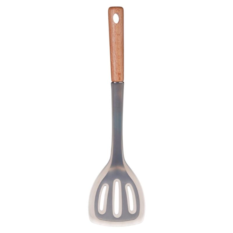 Silicone Spatula Cooking Spoon Heatproof Kitchen Tool With Comfortable Grip Perfect For Sauteing Baking And Serving