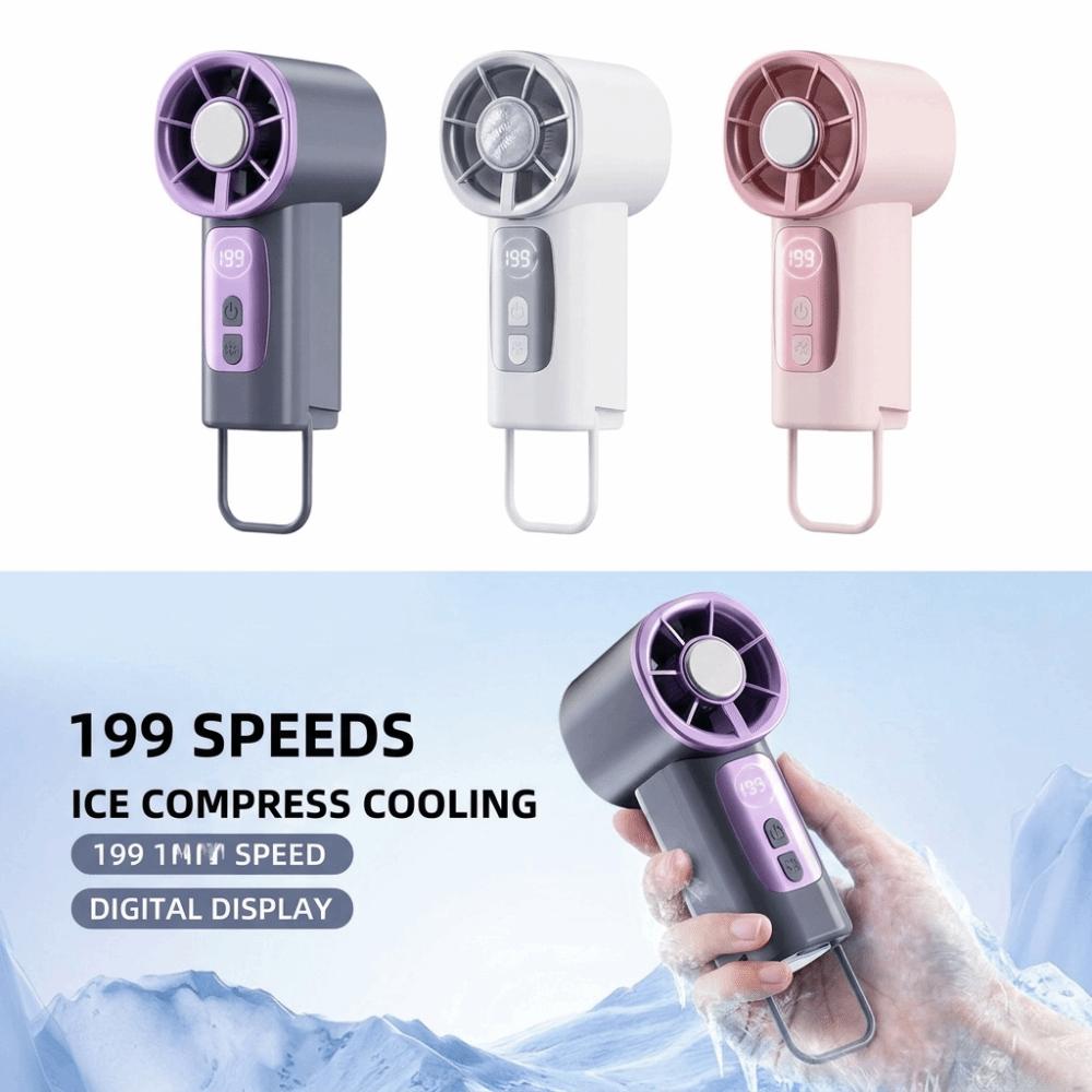 Powerful Wind Super Mini Handheld Fan High Speed Desk Fan New Turbo Fan  Travel