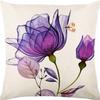 Plant and Flower Print Pillow Case Car Home Sofa Living Room Linen Pillow Cushion Nordic Style