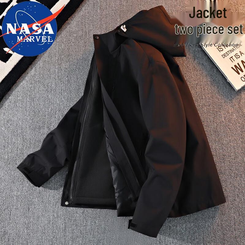 NASA MARVEL Men's 3-in-1 Autumn/Winter Outdoor Jacket