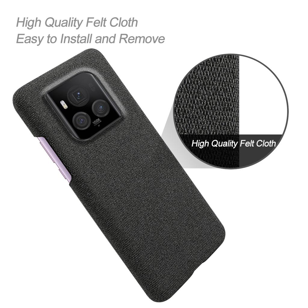 For Honor Magic6 Ultimate 5G Case Cloth+PC Anti-Slip Shockproof Phone Cover