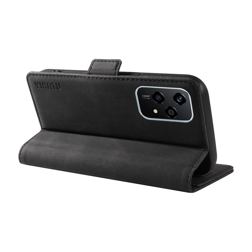YIKATU YK-005 For Honor 200 Lite Case Card Holders Skin-Touch Leather Magnetic Clasp Phone Cover