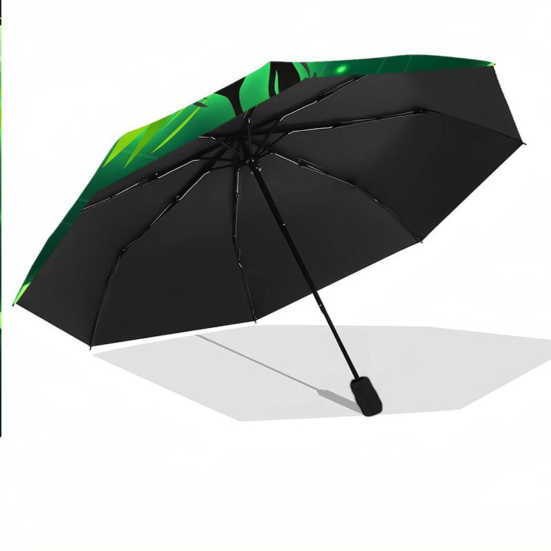 Borussia Mönchengladbach Automatic 3‑Fold Umbrella 8‑Rib Windproof Folding Umbrella Sun Rain Protection For Outdoor Travel Daily Use