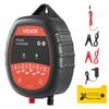 Electric Fence Charger, 10kV 1J, AC DC Electric Fence Energizer with LED Indicator, 3km Range, Powerful Plug-in Fences Charger