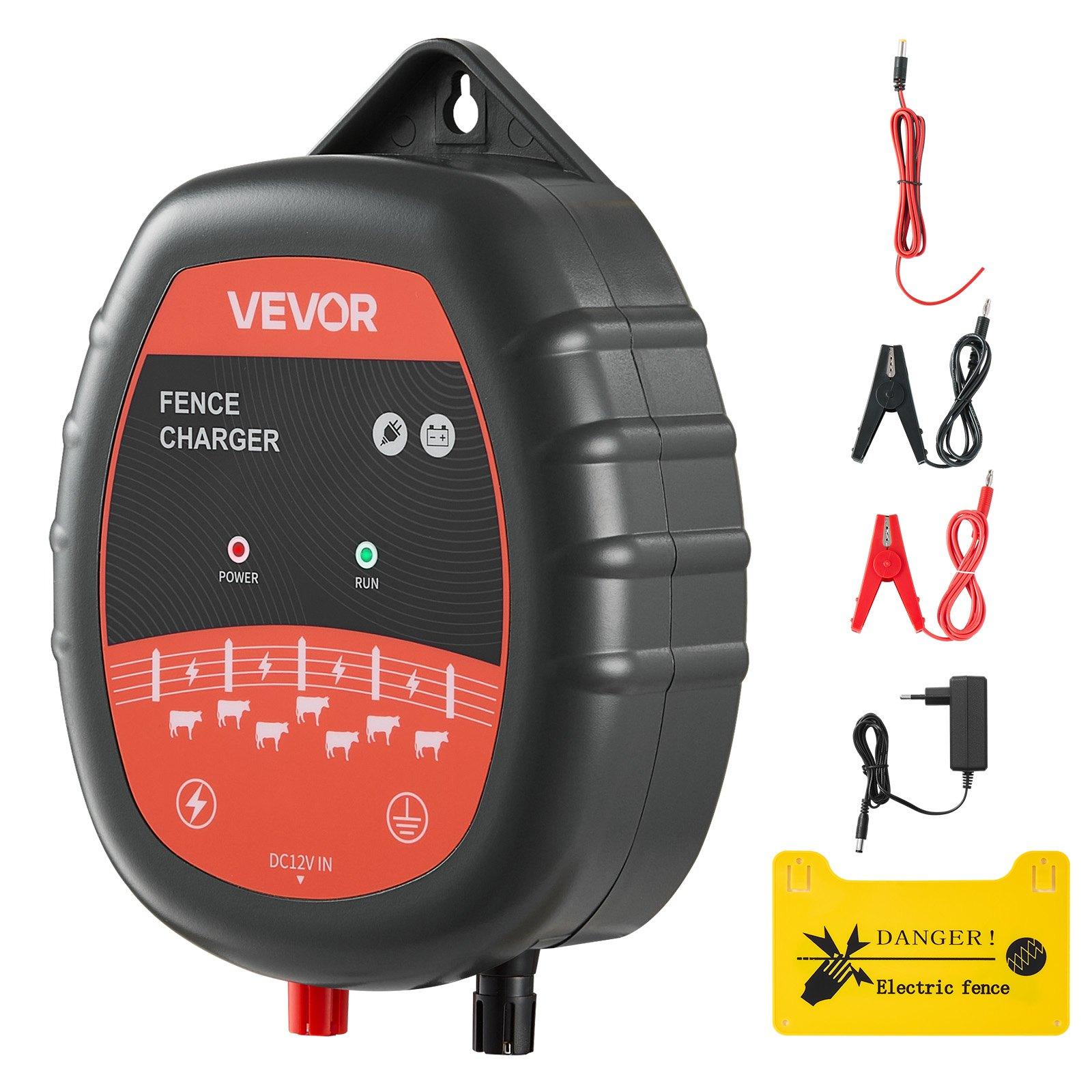 VEVOR Electric Fence Charger, 10kV 1J