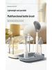 Portable Baby Bottle Brush Set with Storage Box and Drainer for Travel