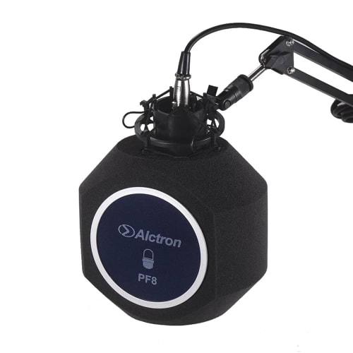 Alctron PF8 Professional Simple Studio Microphone Screen, Acoustic Filter, Desktop Recording Windscreen, Microphone Pop Filter