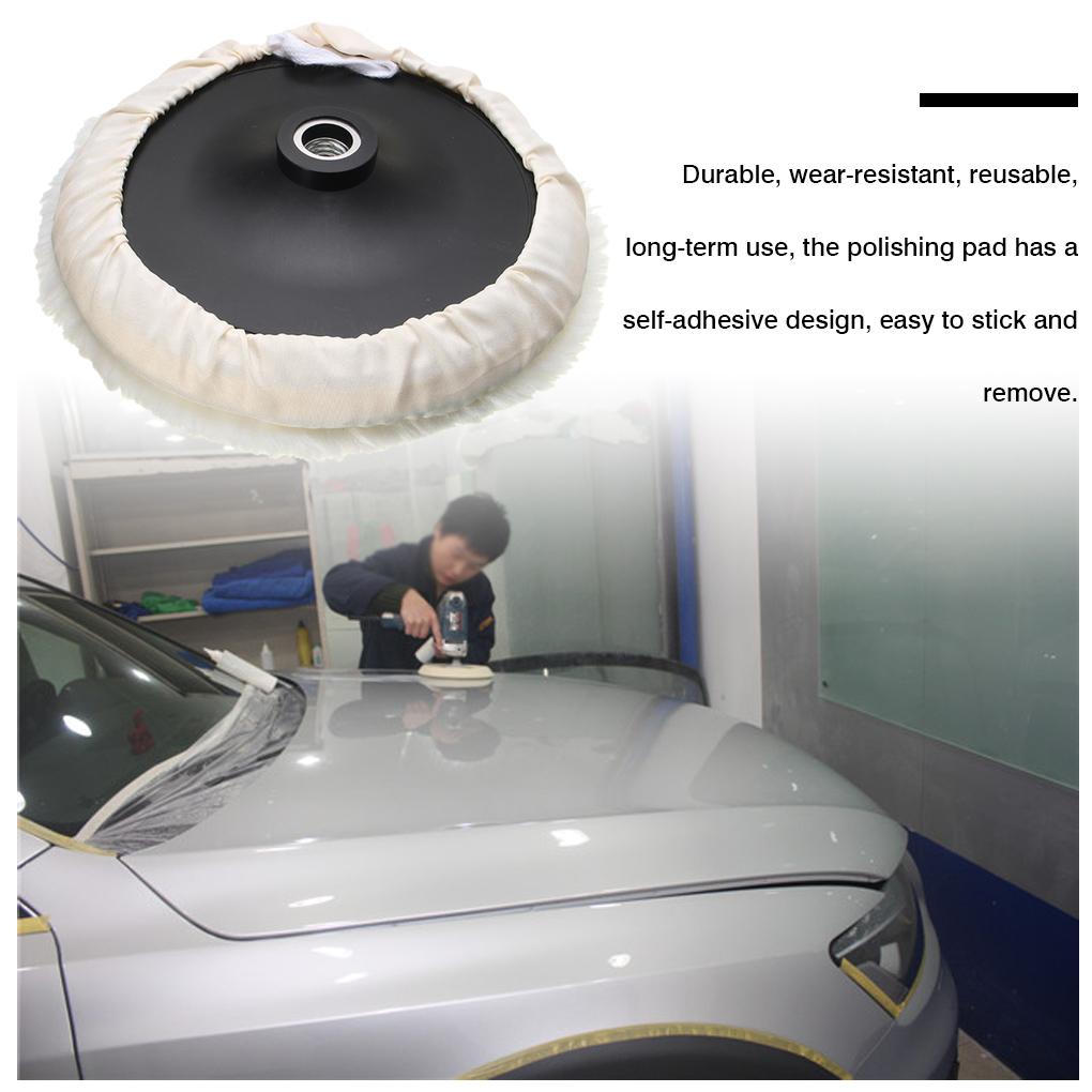 Mașină de lustruit tampon autoadeziv lustruit tampon reutilizabil portabil 7 inch auto curățare accesoriu