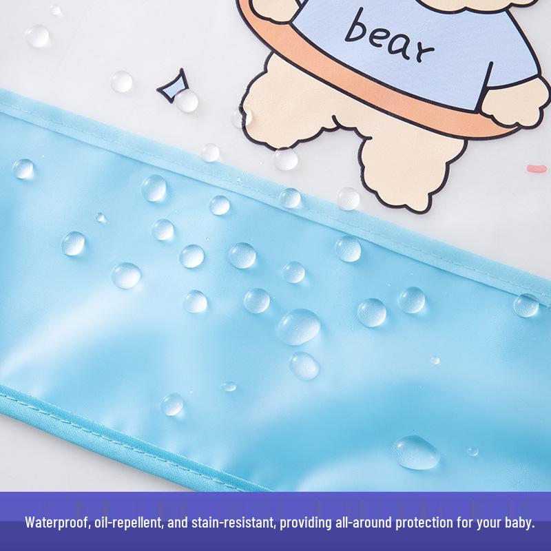 Children's Waterproof Long Sleeve Baby Smock Apron