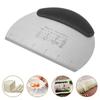Stainless Steel Dough Cutter Cake Scraper Pastry Cutters with Measuring Scale Kitchen Utensil DIY Baking Decorating Tools