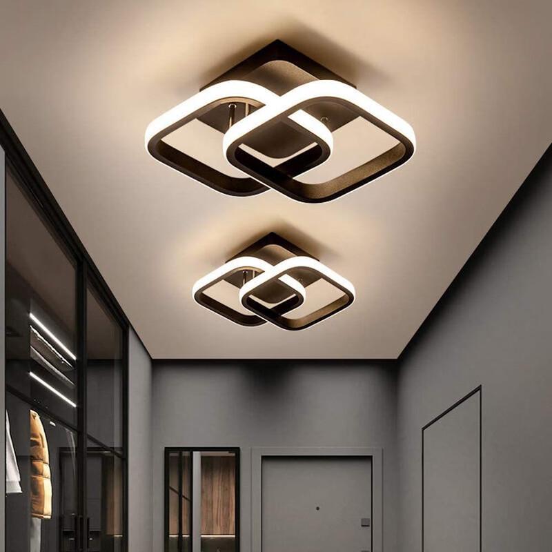 UOSU LED Round Double Ring Ceiling Light with 3-Color Dimming