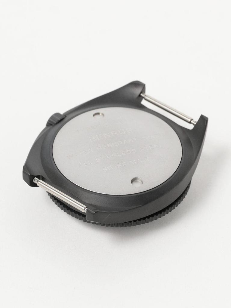 BEAMS PLUSBENRUS TYPE I BLACK Men's Watch, BLACK FREE