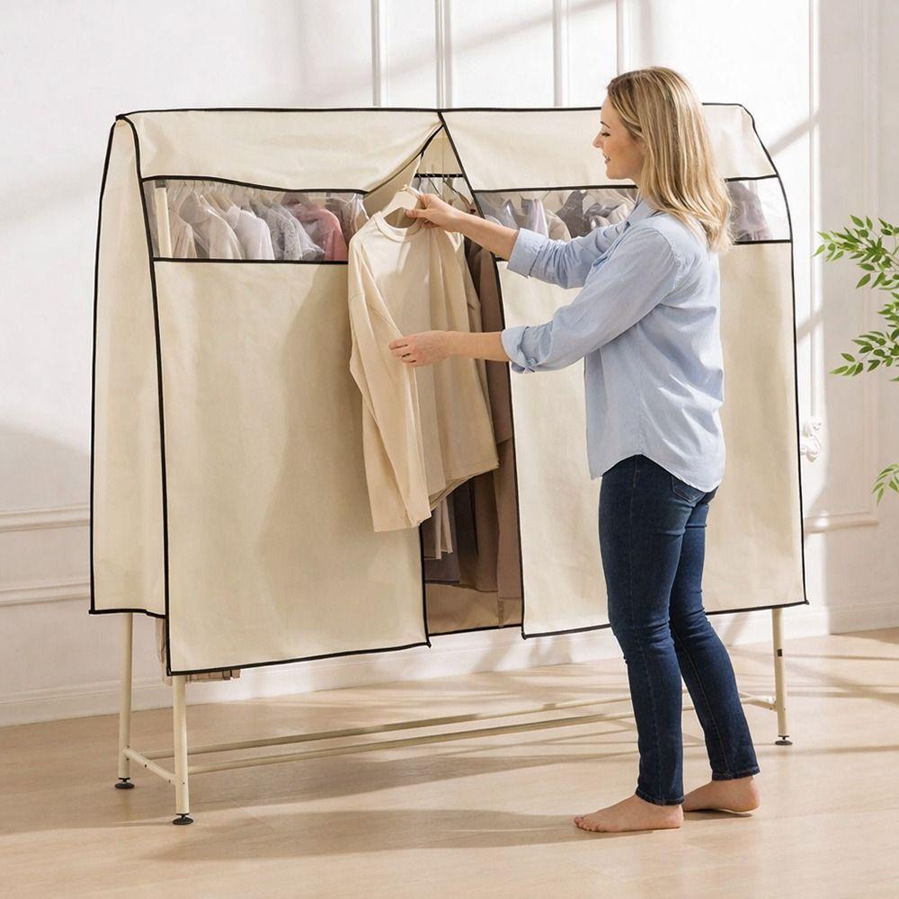 Copriabiti Impermeabile Antipolvere Organizer Appeso per Vestiti in Tessuto Non Tessuto per Camera da Letto