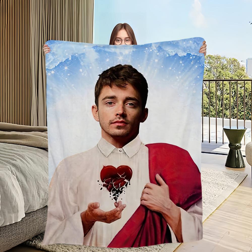Charles Leclerc God Art Blanket Soft And Comfortable Nap Blanket Suitable For Room Office Bedroom Warm Birthday Home Kid Gift