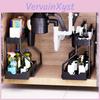 Pullout Multilayer Household Seasoning Finishing Kitchen Rack Bathroom Sink Layered Sundries Storage Rack