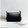Cowhide Shoulder Women's Bag Large Capacity Women's Fashion Simple Tote Bag Practical Shell Bag Multi-compartment