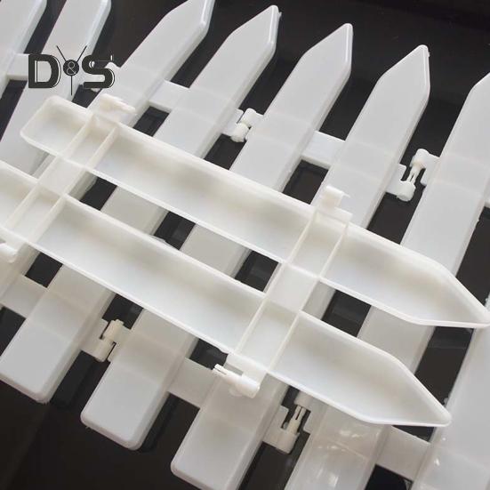 5/10/25 Pcs Christmas Fence White Picket Fence for Xmas Tree Easy Assembly Reusable Christmas Fence for Holiday Indoor Decoration