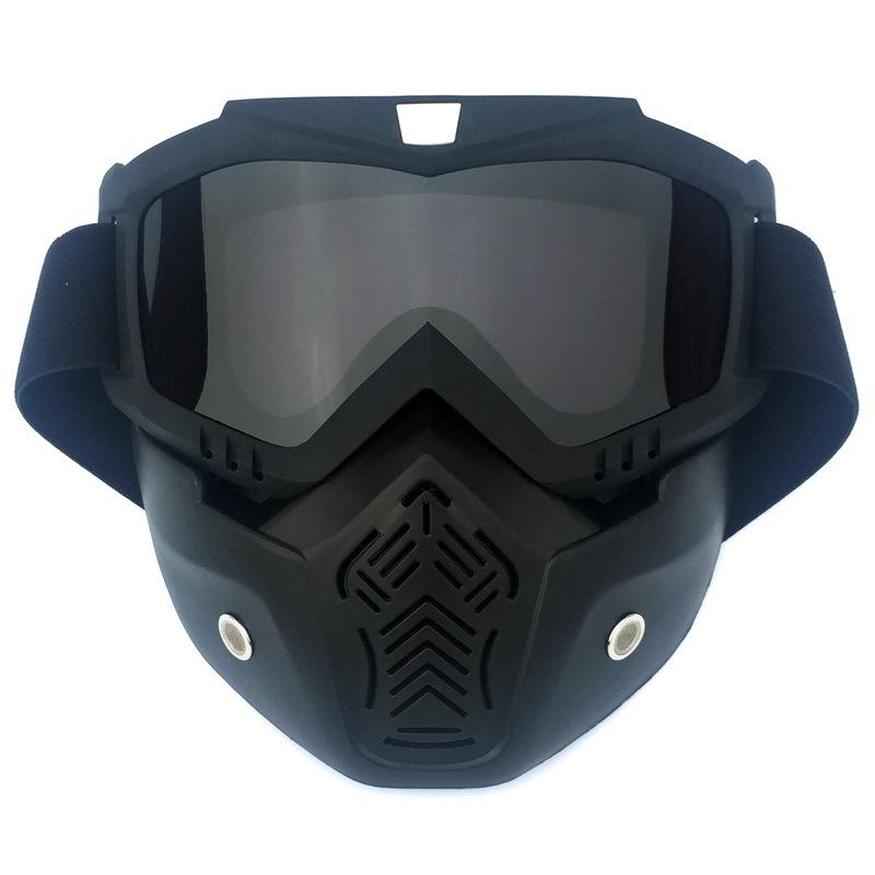 Retro Motorcycle Mask Goggles for Men and Women - Ideal for Off-Road Riding and Skiing