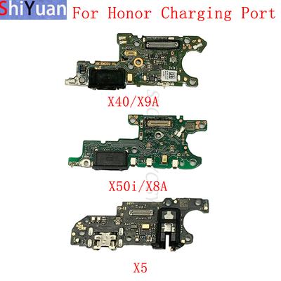 Honor X40 X9A X50i X8A X5 İçin USB Şarj Portu Konektör Kartı Esnek Kablosu Şarj Konektörü Yedek Parçalar