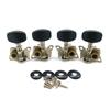 2 Left+2 Right Guitar Tuning Pegs Kits Guitar Machine Head Tuners Steel Pegs Set