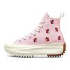 Converse Run Star Hike Non-Slip Shock-Absorbing Abrasion Resistant High-Top Board Shoes Unisex Pink