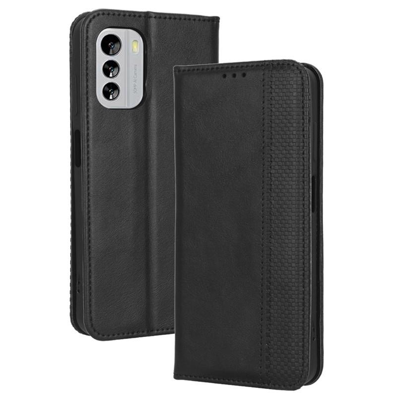 Nokia G60 5G Magnetic Flip Leather Case with Card Slot, Retro Design