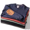 Foreign Trade Export Cotton Hoodie Men's Spring and Autumn American Heavy Thick Patch Top Cut the Tag off Original Single Men's Clothing Outerwear