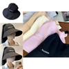 Lightweight Acrylic Sun Hat For Women Foldable Wide Brim Uv Protection Cap