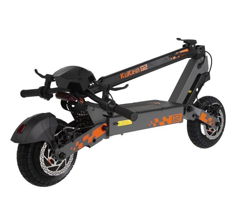 Kukirin G2 10-Zoll-Offroad-Elektroroller – 800-W-Motor, 48-V-15-Ah-Akku, Höchstgeschwindigkeit 45 km/h, Cyberpunk-Stil(KEINE ABE)