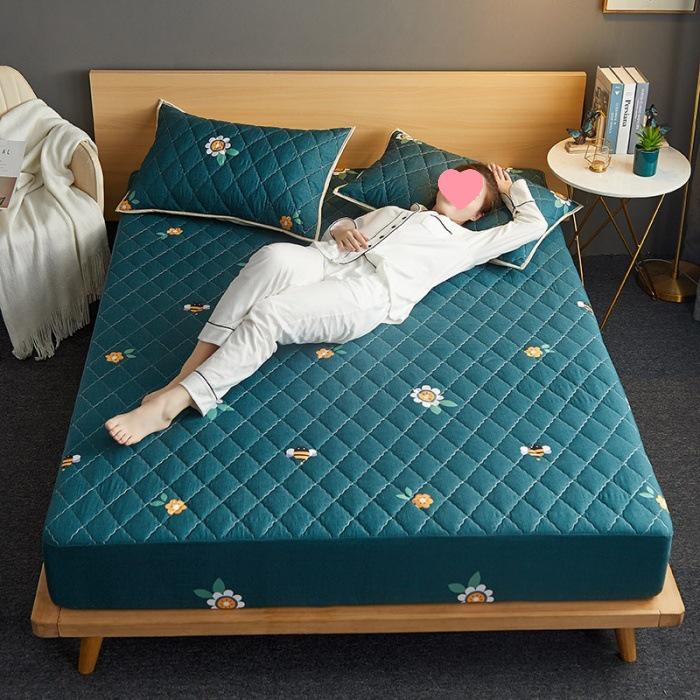 Wasserdichter Baumwoll-Matratzenschoner & Urin-Pad (Ausgabe 2025) - Kissenbezüge nicht im Lieferumfang enthalten.