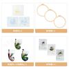 ALLMIRA Embroidery Kit for Cross Stitch DIY Embroidery Includes 20cm and English Instructions Beginners, Kit, Tools, Hoop, Thread, Fabric, Needle,