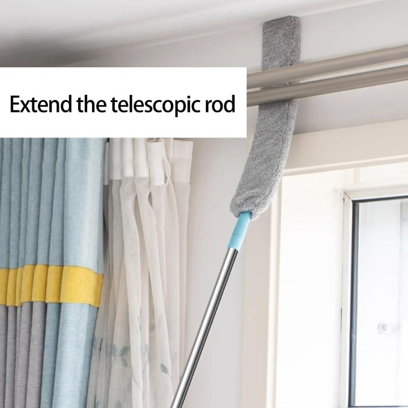 Flexible Cleaning Tool Long Handle MultiSurfaces Dusting Brush Home Use Furniture Floor Car Interior Duster