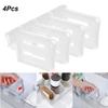 1/6/12Pcs Refrigerator Space Telescopic Partition Side Door Box Separator Organizer Divider Splint Kitchen Classifies Accessory
