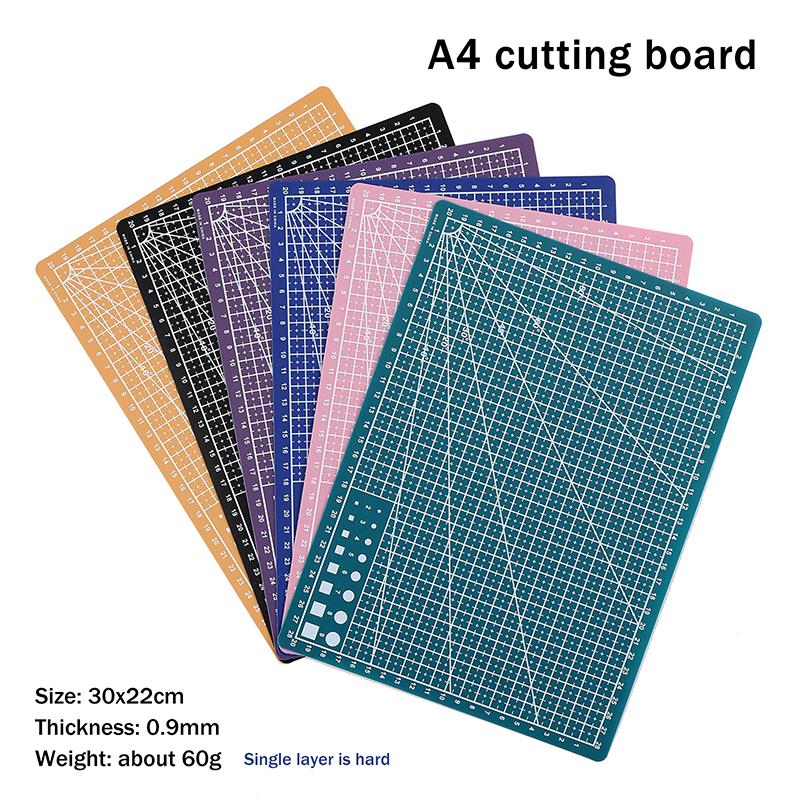 A4 A5 Solid Color Multi-Color Cutting Mat Sewing Mat Single-Sided Craft Pad Fabric Sewing And Making Cutting Board Diy Art Tool
