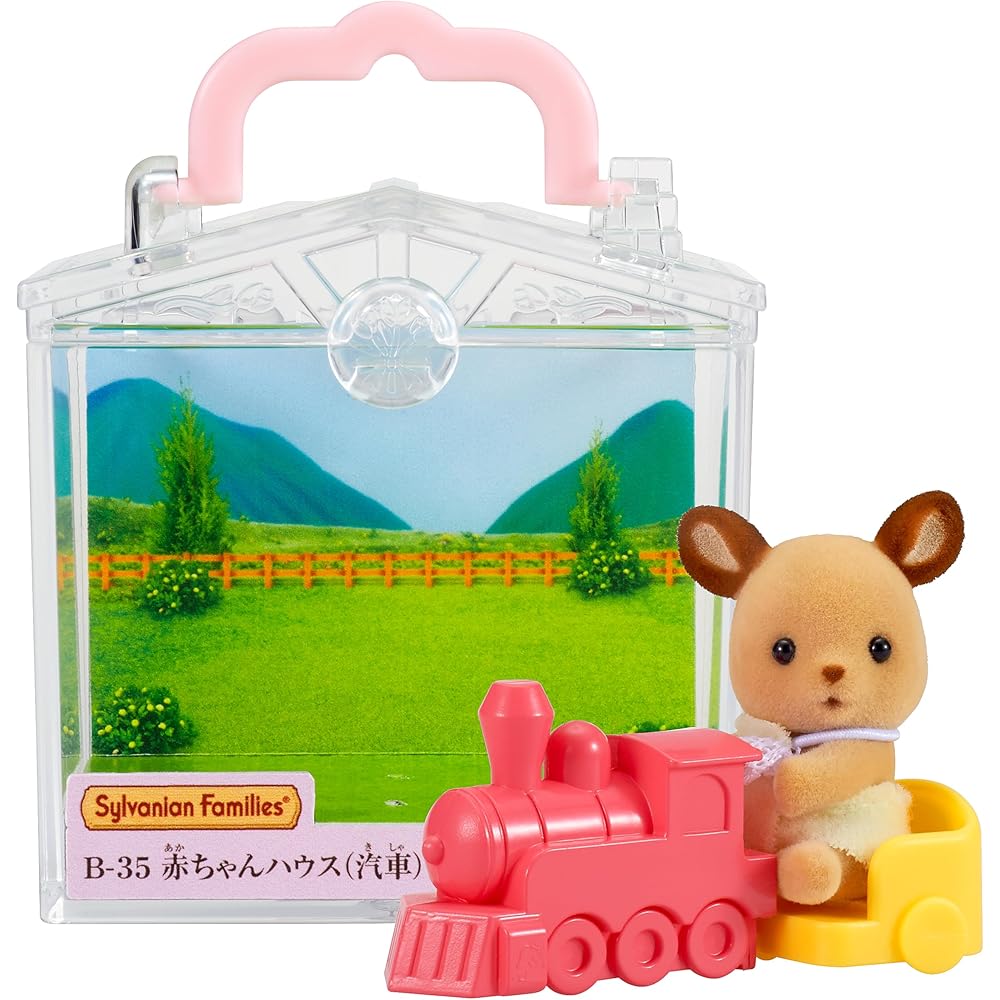 

Sylvanian Families Baby House Train Set B-35 ST Mark Certified Toy Dollhouse for Ages 3 and Up