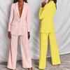 European & American Fashion Lapel Slim Cardigan Suit Jacket - Women's 2025 Spring/Autumn Collection.