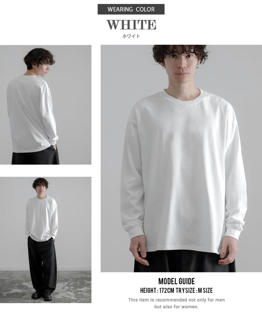 [IMPROVES] SIDE23-141 Plain Long Sleeve T-Shirt