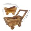 Cart Shape Flower Pot Planter Figurine Organizer Outdoor Plant Decors Multi Purpose for Desktop