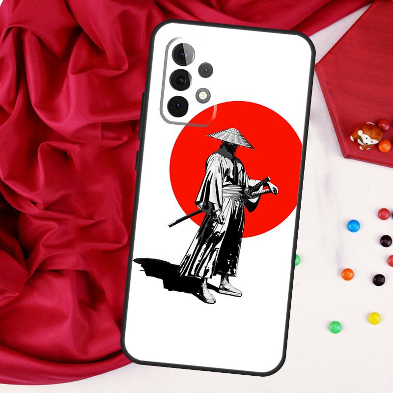 Japan Samurai Ninja For Samsung Galaxy A52 A32 A22 A54 A14 A16 A26 A36 A56 A55 A35 A05 A06 A15 A53 A33 A13 Case
