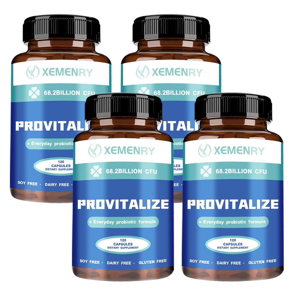 XEMENRY Premium Probiotische Kapseln, Kurkuma-Komplex, 95% Curcumin, Moringa, Nahrungsergänzungsmittel, Geeignet für Männer und Frauen