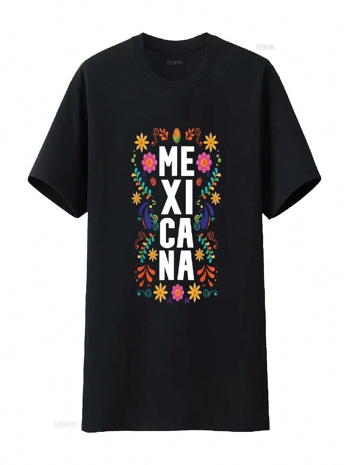 Mexicana Mexico T Shirt Vintage Washed Breathable Versatile Streetwear Top For Everyday Wear Stretched Homme Unisex Fashion S разноцветный