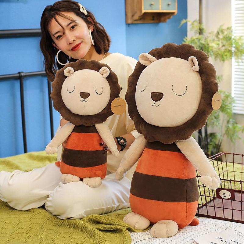 Cartoon Nordic Little Lion Doll Plush Toy Children'S Room Decoration Soothes Doll Girl
