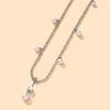 Women Butterfly Charm Waist Chain Silver Plated Belly Button Ring Adjustable Body Chain for Summer Boho Gathering