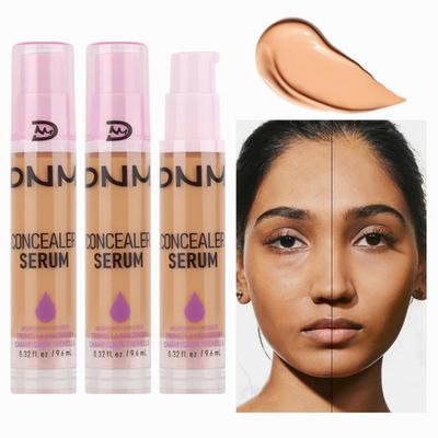 Gesichtsfoundation 8 Farben flüssiger Concealer hohe Deckkraft feuchtigkeitsspendend Ölkontrolle Foundation Poren, 1 Stück, 06 06 TAN