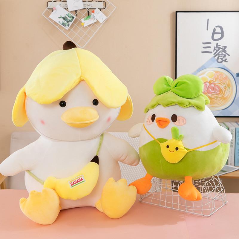 Hat Duck Banana Plush Toy Cartoon Animal Doll Room Decoration Child Gift Holiday