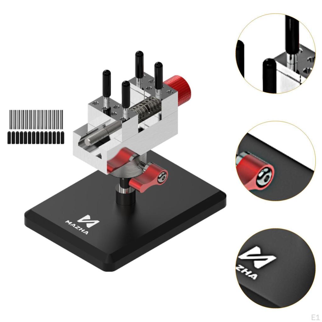 Mini Vise High Precision Workholding Clamp Model Building Stainless Steel for Assembly
