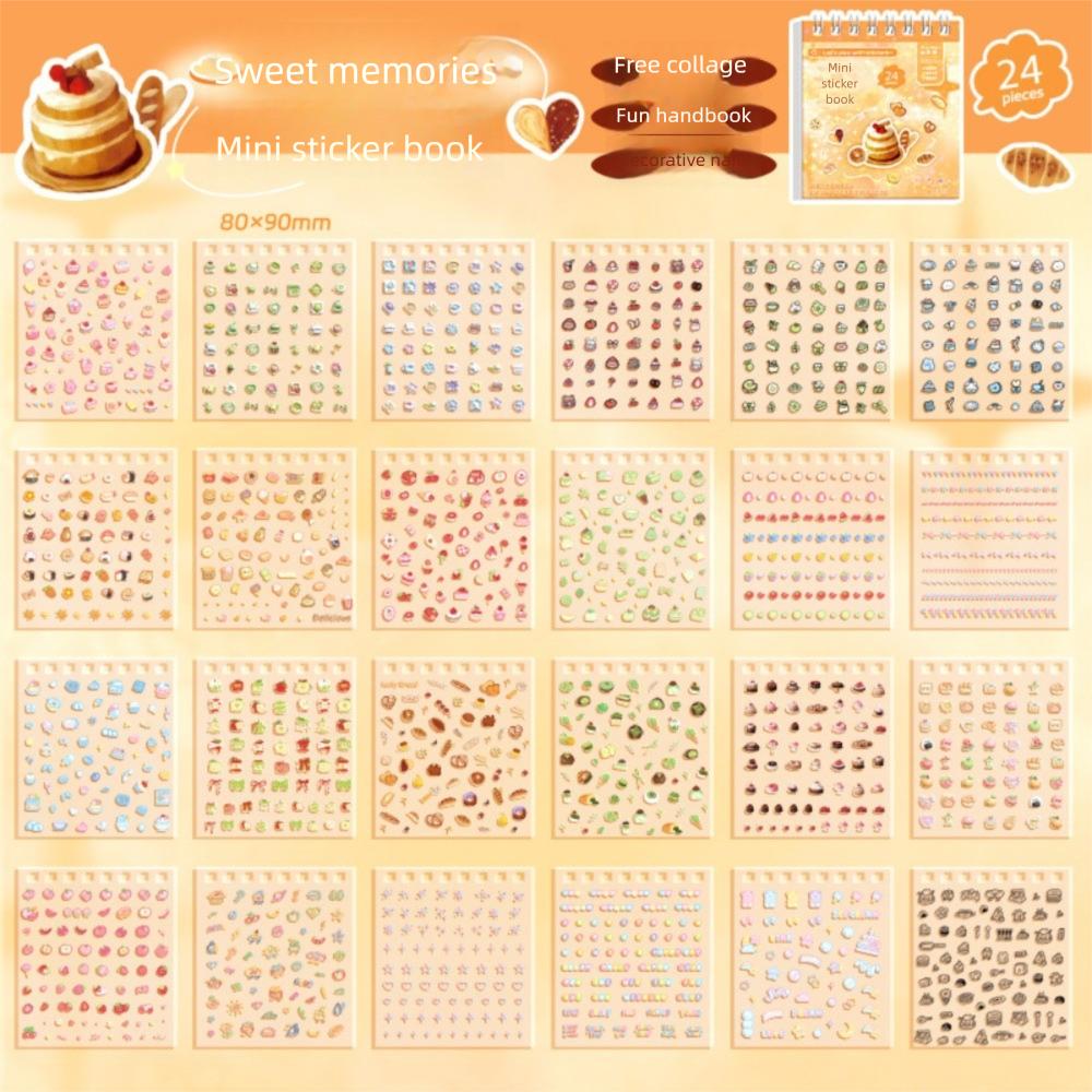 

24 шт. DIY наклейки для ногтей самоклеящиеся мультяшные наклейки модные наклейки в виде чашек для украшения ногтей коричневый