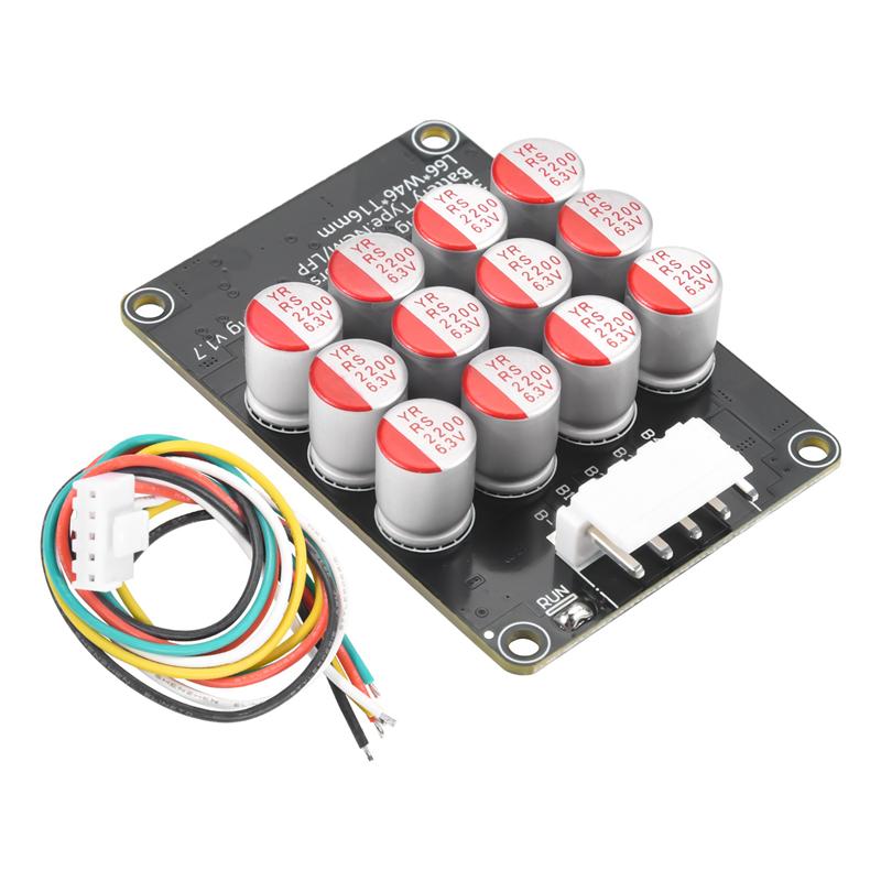 4S Active Equalizer Balancer Lifepo4 / Lipo/ LTO Battery Energy Equalization Capacitor BMS Board